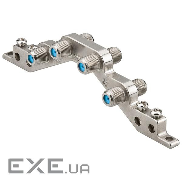 Перехідник антенний RF:F F/F,адаптер 4:4 прямий монтажний (75.06.7006-20) (75.06.7006-20)