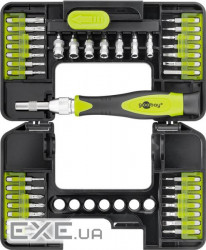 Tool for electronics Tool (set), 37pcs screwdriver + nozzles Precision (75.07.4003-1)