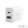 СЗУ Proove Rapid 20W (Type-C + USB) white (WCRP20110002)