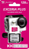Карта пам'яті KIOXIA Exceria plus microSDXC 128Gb Class 10 U3 V30 + ad (LMPL1M128GG2)