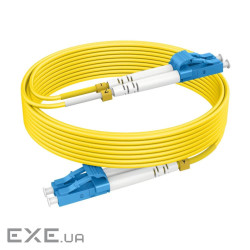 Патчкорд LC/UPC-LC/UPC SM 1м Duplex, Slim,2.0мм (UPC-1LCLC(SM)D(LW)S)