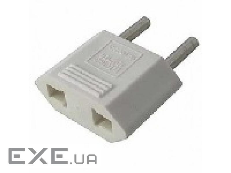 Перехідник на євророзетку TEFAL White, в упаковці 100 штук, ціна за штуку (YT-AEOTf/W)