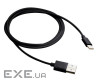 Дата кабель USB 2.0 AM to USB-C 1.0m black Canyon (CNE-USBC1B)