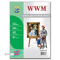 Фотопапір WWM A3 Fine Art 260г, 20с (CC260A3.20)
