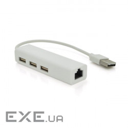 Мережевий адаптер Veggieg U2-3U/15022 (USB 2.0, 3хUSB 2.0, 1х GE LAN)