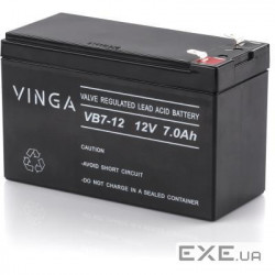 Акумуляторна батарея VINGA VB7-12 (12В, 7Ач)