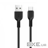 Кабель HOCO X13 Easy Charged USB-A to Type-C 1м Black (6957531061182)