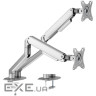 Кріплення настільне для 2-х моніторів HISMART HS082451 17"-32" Silver