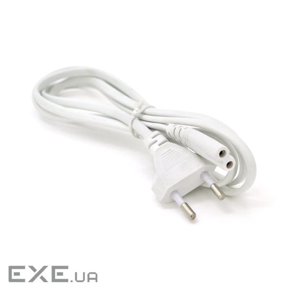 Кабель живлення 1.2m, 0.5mm, PC-184 / 2 CEE7 / 16-C7 2 pin (для побуто (PC-184 CE7 / 16-C7-CCA-1,2W)