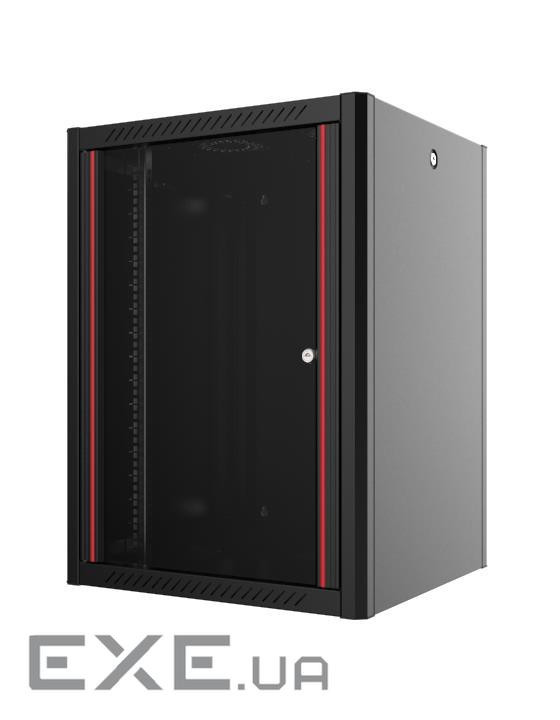 Шафа настінна Mirsan WTN 19" 16U 600x560, RAL 9005 (MR.WTN16U56DE.01)