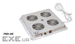 Блок вентиляторів покрівлі ZPAS PWD-4W, з терморегулятором, 230В, сірий (W-0200-26-01-011)