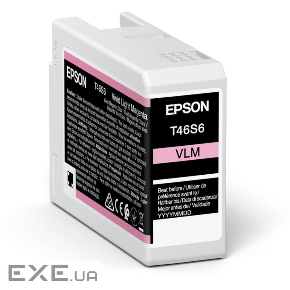Картридж стуменевий яскраво світло малиновий для S C-P700 EPSON Vivid Light Magenta T46 (C13T46S60N)