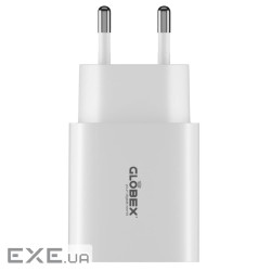 Зарядний пристрій Globex 2xUSB 12W FastPower white (12WAC)