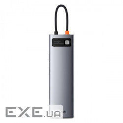 USB Hub Baseus Metal Gleam Series 11-in-1 Multifunctional Type-C Сірий (CAHUB-CT0G)