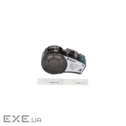 Стрічка для принтера етикеток Brady M21-131-595-WT, 25,4 мм х 12,7 мм, black on white, віні (176810)
