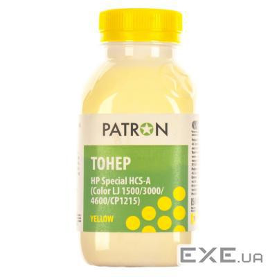 Тонер HP CLJ 1500/3000/4600/CP1215) YELLOW 100г Patron (HCS-A-Y-100)