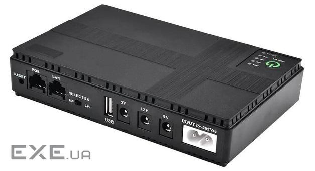 Джерело безперебійного живлення для роутера TTN DC1018, Black, 10400 mAh (18Wh), 1xDC (1 (ML-DC1018)