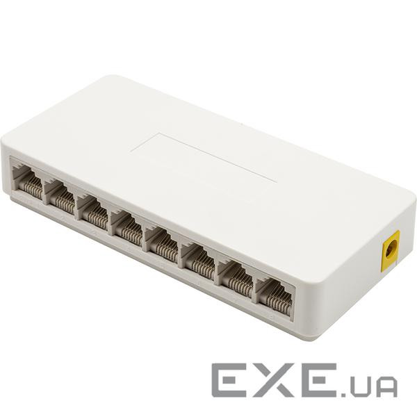 Гігабітний Ethernet комутатор HiSmart (8-Port 10/100/1000Mbps) (TV990191) HiSmart (8-Port 10/100/1000Mbps) (TV990191)