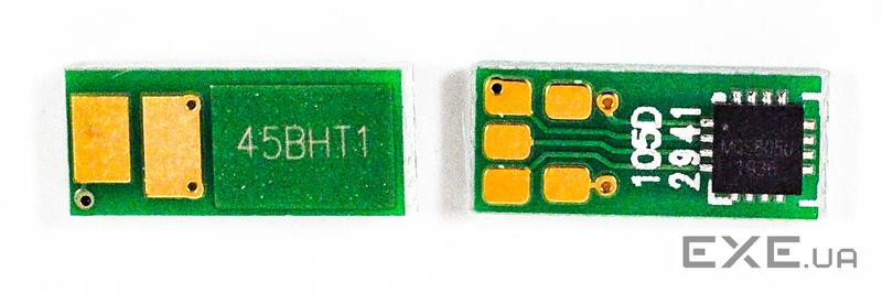 Чип для картриджа Canon 045, HP CF402A 1,4K Yellow PrintMagic (CPM-C045/HP402YA)