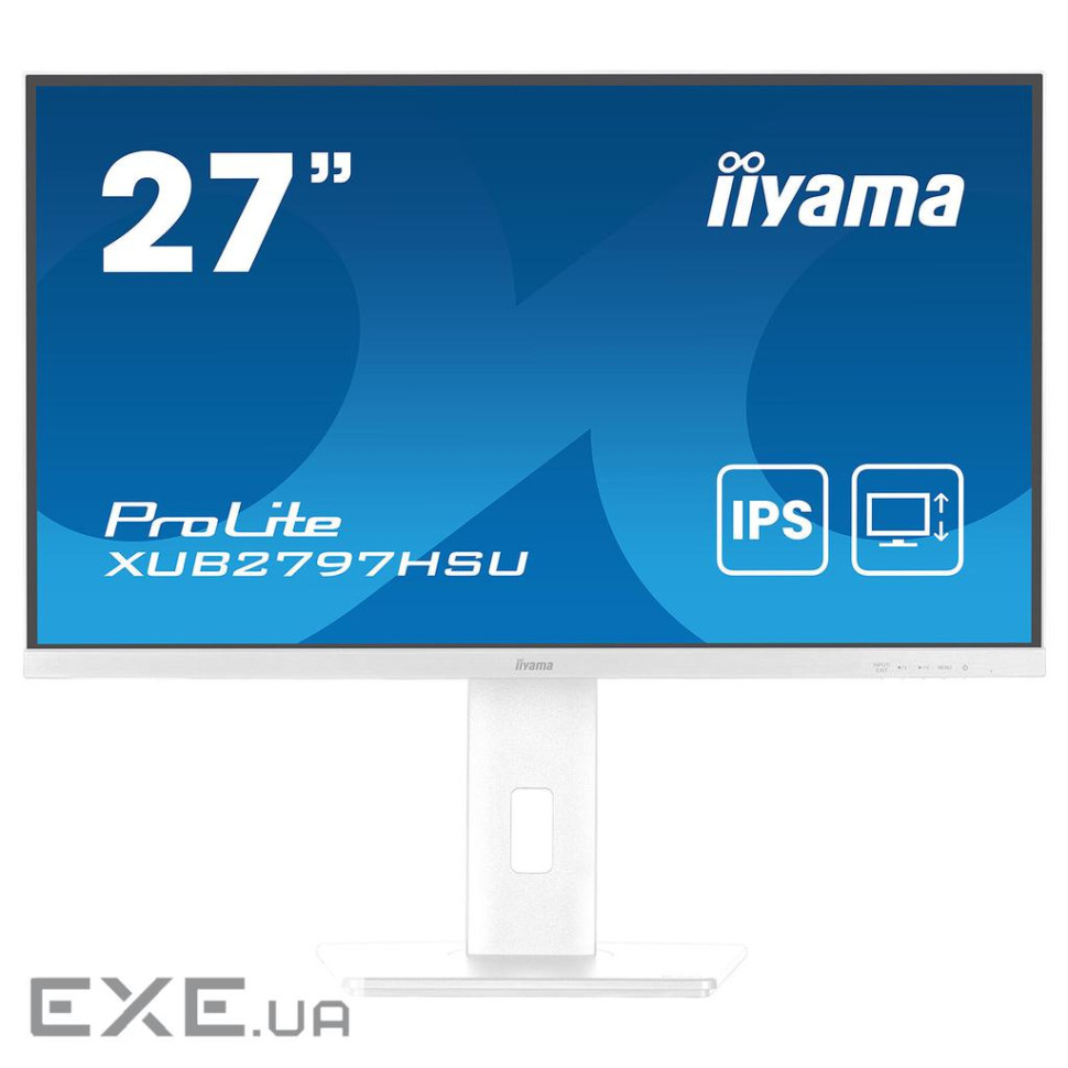 27" 16:9 IPS РК монітор, 1 мс(MPRT), 100 Гц, Ada ptive Sync, 1xHDMI 2.0/1xDP 1.4/2xU (XUB2797HSU-W2)