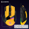 Мишка GamePro GM300Y USB Yellow/Black