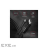 Кабель AXAGON RVC-DPC USB-C-DisplayPort, 1.8m, 4K/60Hz, чорний