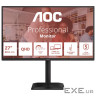 Монiтор TFT AOC 27" Q27E4CV IPS QHD 120Hz HDMI DP USB-C RJ-45 Pivot USB MM