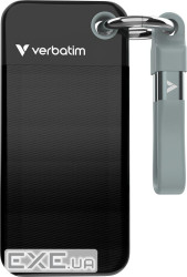 SSD-накопичувач USB 2TB Verbatim Pocket SSD Black/Gray (32194)