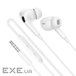 Навушники провідні BOROFONE BM100 Pro, 1,2м, White, Box (BM100 Pro / W)