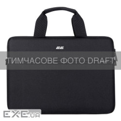 Сумка для ноутбука 2E, Slim Keeper 13.3/14, чорний (2E-CBT2384BK)