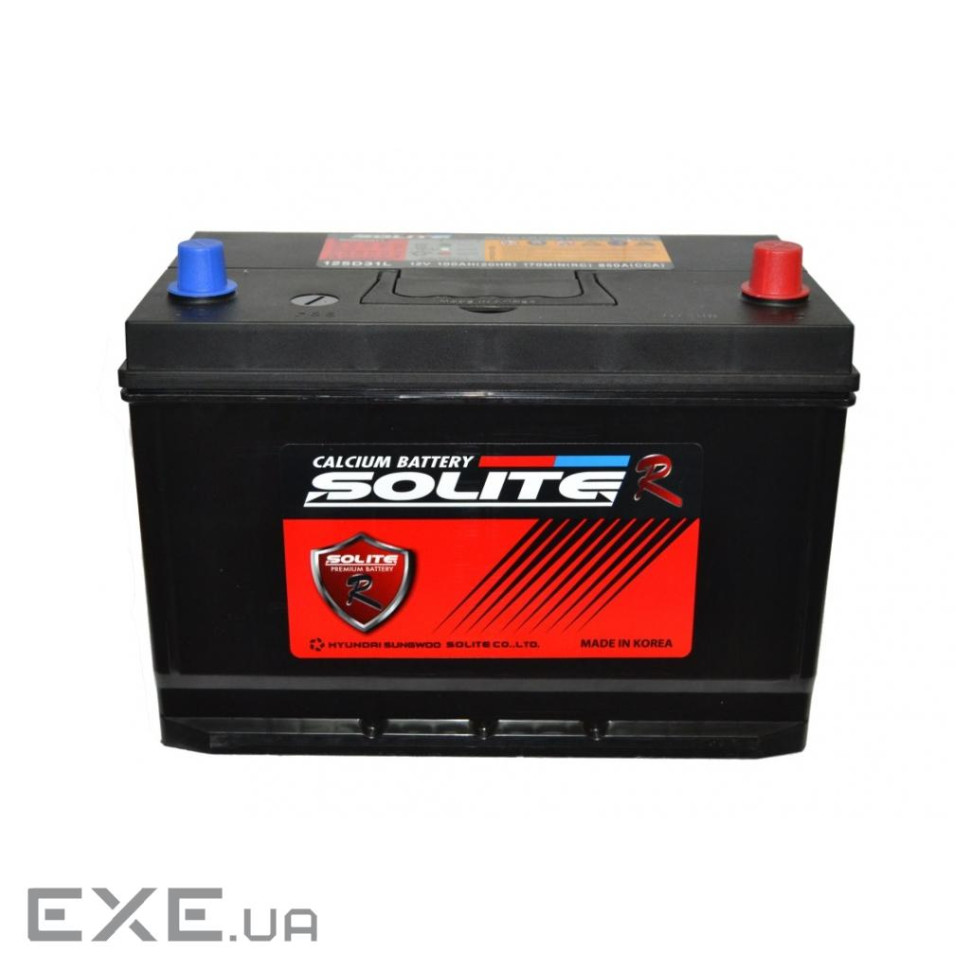 Акумулятор автомобільний Solite R 95Ah ASIA Ев (-/+) (125D31L)
