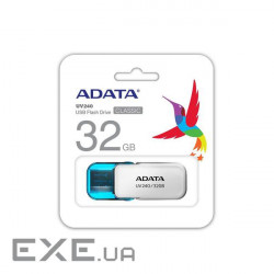USB drive A-Data 32GB USB 2.0 UV240 White (AUV240-32G-RWH)