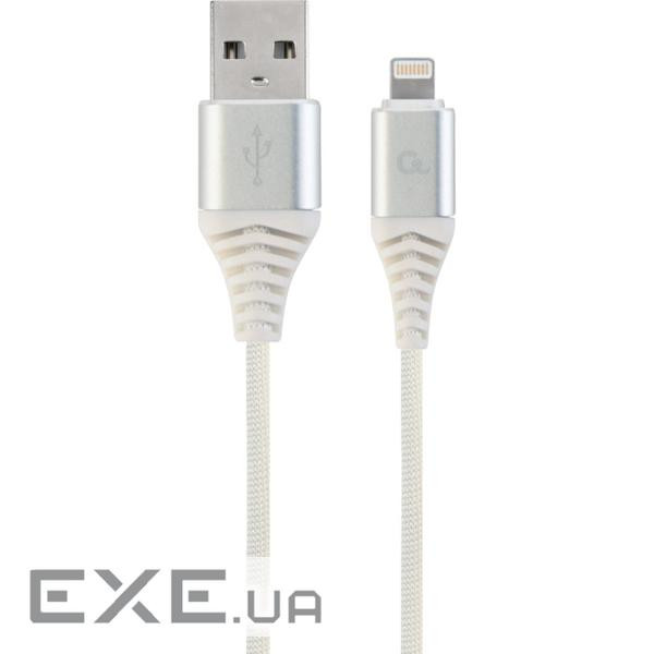 Дата кабель USB 2.0 AM to Lightning 1.0m Cablexpert (CC-USB2B-AMLM-1M-BW2)