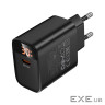 Зарядний пристрій BOROFONE BA97A Ilustre USB-C PD30W digital display Black (6941991120480)