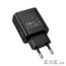 Зарядний пристрій BOROFONE BA97A Ilustre USB-C PD30W digital display Black (6941991120480)