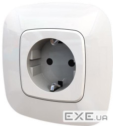 Розетка Schuko 16А 250В автоматичні клеми Антрацит (753931)