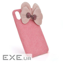 Накладка Пухнаста Бантик iPhone X (13670)