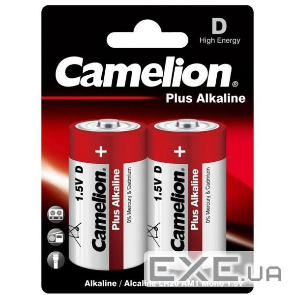 Батарейка Camelion D LR20 Plus Alkaline * 2 (LR20-BP2)