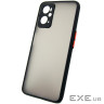 Чохол до мобільного телефона Dengos Matte OPPO A76 (black) (DG-TPU-MATT-105)