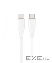 Кабель Cablexpert CC-USB2S-CMCM-1.5M-W, преміум якість USB 2.0 C-тато\С-тото,1.5 м. .