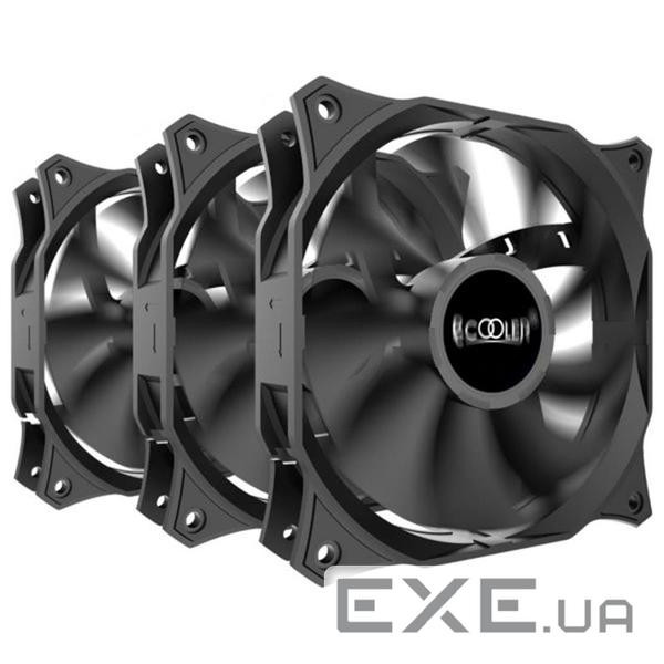 Кулер до корпусу PcCooler DN 120 BK 3in1