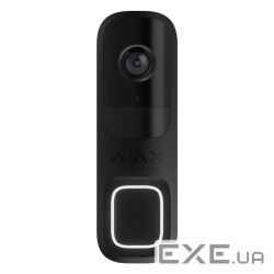 Відеодзвінок Ajax Doorbell, універсальне встановлення, 4 мп, 155 вертикальний 90 горизон (000053535)