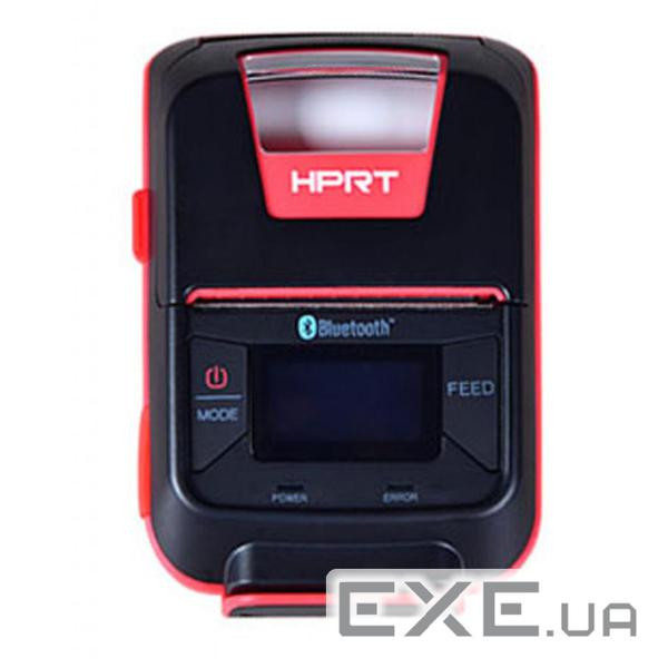 Принтер чеків HPRT HM-E200 мобільний, Bluetooth, USB, червоний+чорний (29954) (14657)