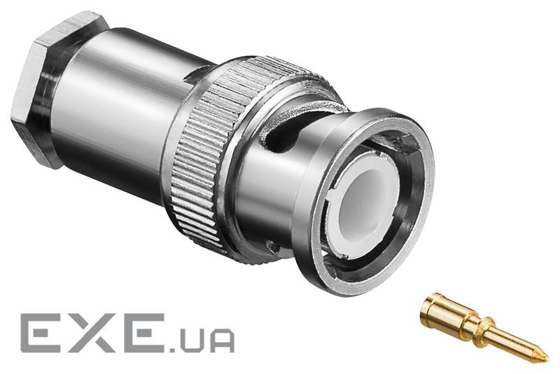 Штекер FreeEnd-BNC/50ohm,/M конектор нарізний RG58/U Gold (62.09.8320-1) RG58/U Gold (62.09.8320-1)