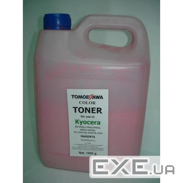 Тонер KYOCERA TK-5220/TK-5230/TK-5240, 1кг Magenta Tomoegawa (TG-KM5021M-1)
