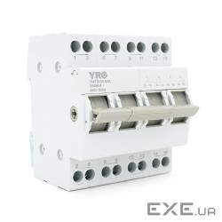 Модульний перекидний автомат трипозиційний (перекидний автомат) YRO YMTS-63, 4P 63A (YMTS-63 4P 63A)