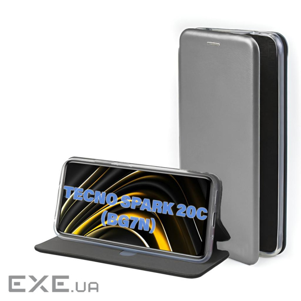 Чохол до мобільного телефона BeCover Exclusive Tecno Spark 20C (BG7n) Gray (711250)