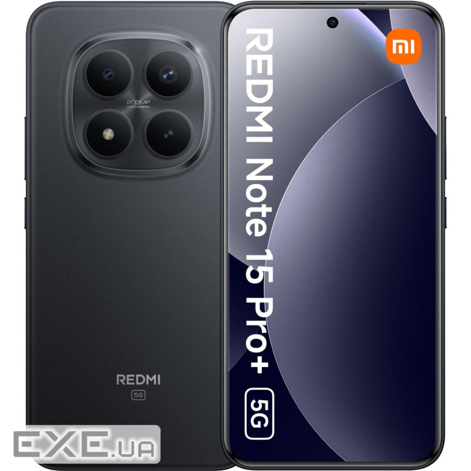 Мобільний телефон Xiaomi Redmi Note 15 Pro+ 5G 8/256GB Black (1183691)
