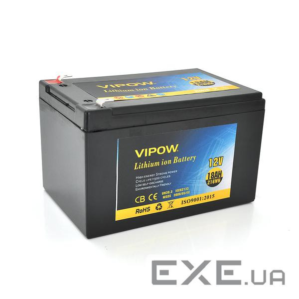 Акумуляторна батарея літієва Vipow (VP-12180LI)