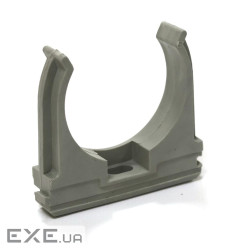 Тримач труби D50, настінний, стикуємий, сірий (INST-HTB50) (INST-HTB50)